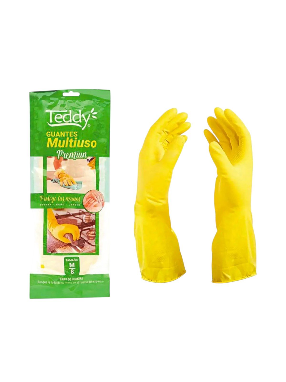 GUANTES DE LATEX TEDDY TALLA M, TEDDY